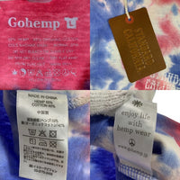 STANDARD CALIFORNIA スタンダードカリフォルニア GOHEMP ゴーヘンプ SD TIE DYE DEAD LOGO TEE タイダイ ロゴプリントTシャツ レッド Size L 福生店