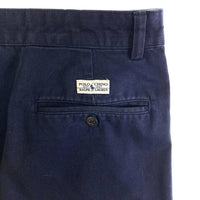 Polo Ralph Lauren ポロラルフローレン ドミニカ製 ポロチノ HAMMOND PANT ツータック チノパンツ ネイビー size- 瑞穂店