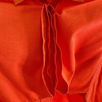 VERSACE JEANS COUTURE ヴェルサーチジーンズクチュール ストライプ 半袖シャツ イタリア製 オレンジ sizeM 瑞穂店