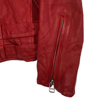 glamb グラム Mercury Riders マーキュリーライダース シープスキン ダブルライダースジャケット レッド GB16AT/JKT08 Size 4 福生店