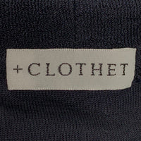 +CLOTHET クロスクローゼット Micro Pile Big T-shirt マイクロパイル ビッグTシャツ ネイビー CLD-60028 Size 2 福生店