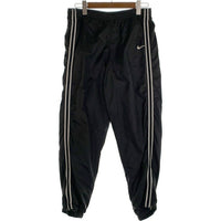 90-00's NIKE ナイキ ナイロン サイドライントラックパンツ ブラック 白タグ Size XL(18-20) 福生店