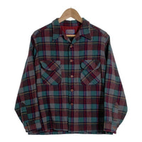 70's PENDLETON ペンドルトン ボードシャツ チェックウール グリーン Size XL 福生店