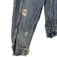 LEVI'S リーバイス 70505-0217 デニムトラッカージャケット インディゴ BIGE復刻 ダメージ リメイク Size 42 福生店