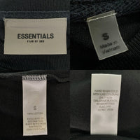 ESSENTIALS エッセンシャルズ フロントラバープリント Tシャツ ブラック Size S 福生店