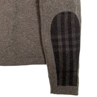 BURBERRY LONDON バーバリーロンドン ウール クルーネックセーター グレー 素材表記無し Size L 福生店
