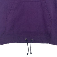 80's STUSSY ステューシー シャドーマン刺繡 プルオーバーコットンパーカー パープル USA製 オールド Size XL 福生店