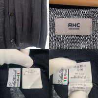 RHC Ron Herman ロンハーマン リネン ニット カーディガン ネイビー 3520800016 1322 Size S 福生店