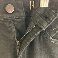 HYSTERIC GLAMOUR ヒステリックグラマー 02191AP10 ダメージ加工パンツ ストレッチデニムスキニースリムパンツ ブラック sizeW30 瑞穂店