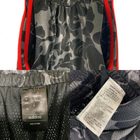 adidas アディダス BAPE ベイプ Dame 9 デイム9 メッシュショーツ ショートパンツ バスパン ブラック レッド JF1153 Size JP XL 福生店