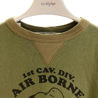 BUZZ RICKSONS バズリクソンズ PEANUTS ピーナッツ スヌーピー セットインクルーネックスウェットトレーナー オリーブ BR69273 Size XL 瑞穂店