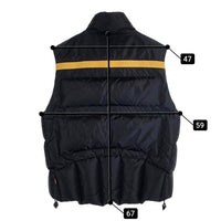 POLO SPORT ポロスポーツ リバーシブル ダウンベスト ブラック ナイロン フリース JR-RS-IA4257 Size L 福生店