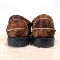 SEBAGO セバゴ Dan Raw コインローファー ハラコ ブラウン ホワイト Size 26cm 福生店