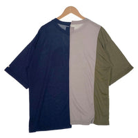 THE NORTH FACE PURPLE LABEL ノースフェイス パープルレーベル Asymmetly Logo アシンメトリーロゴ 半袖 Tシャツ マルチ NT3916N Size M 福生店