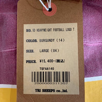 STANDARD CALIFORNIA スタンダードカリフォルニア ヘビーウェイト フットボールロゴTシャツ バーガンディー Size L 福生店