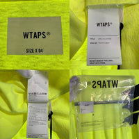 WTAPS ダブルタップス 25SS WOUND LS CTPL プリント ロングスリーブTシャツ 蛍光イエロー 251ATDT-CSM10 Size 04 福生店