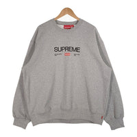 SUPREME シュプリーム 24SS Estabished Crewneck エスタブリッシュド クルーネックスウェットトレーナー グレー プリント Size XL 福生店