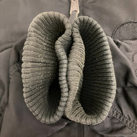 ALPHA INDUSTRIES アルファインダストリーズ TA0114-001 同色ワッペン刺繍 MA-1 フライトジャケット ブラック sizeXL 瑞穂店