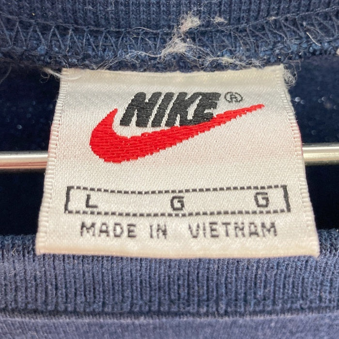 NIKE ナイキ 90s スウェット トレーナー 刺繍 白タグ ネイビー