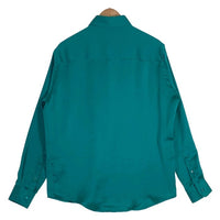 ami alexandre mattiussi アミ アレクサンドルマテュッシ ポリエステル レギュラーカラーシャツ グリーン Size 38 福生店