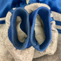 Crafted by NASCO クラフテッドバイナスコ USA製 TRI-WEST BRUINS 袖フリース スタジャン ブルー sizeM 瑞穂店