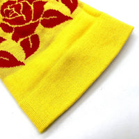 SUPREME シュプリーム 22AW Rose Beanie ローズ ビーニーキャップ ニット アクリル イエロー 瑞穂店