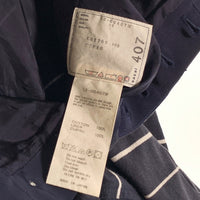 sacai サカイ 13SS Border short pants ボーダーショートパンツ コットン チノ切替 ネイビー 13-00407M Size 1 福生店