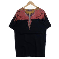 MARCELO BURLON マルセロバーロン フェザープリント Tシャツ ブラック Size XL 相当 福生店