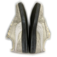 PUMA プーマ Indoor PRM インドア プレミアム スウェードローカットスニーカー ライトグレー クリーム 398179-01 Size 27cm 瑞穂店