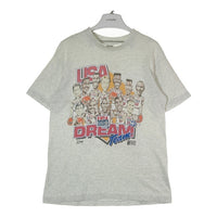 FRUIT OF THE LOOM フルーツオブザルーム USA製 USA BASKETBALL DREAM Team 1992TM シングルステッチ Tシャツ グレー sizeM 瑞穂店