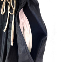 RICK OWENS リックオウエンス RU17S9381 ドローストリング サルエルパンツ ブラック size48 瑞穂店