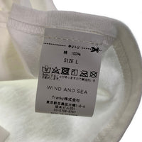 WIND AND SEA ウィンダンシー UmJammer Lammy WDS raglan TEE ウンジャマラミー ラグランスリーブTシャツ ブラック 刺繡プリント WDS-UJL-02 Size L 福生店