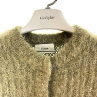 CLANE クラネ 11106-1092 カラーモヘアシャギーボリュームスリーブカーディガン カーディガン カーキ Size1 瑞穂店