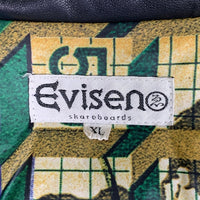 Evisen Skateboards エビセン スケートボード WYE'Ⅱ BE BACK LEATHER DOWN 羊革 ラムレザー ダウン ジャケット ブラック Size XL 福生店