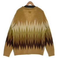 NEEDLES ニードルス 22AW Mohair Cardigan Zigzag モヘア カーディガン ジグザグ LQ274 イエロー ベージュ LQ274 Size L 福生店