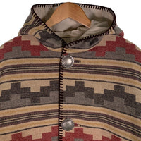 NEIGHBORHOOD ネイバーフッド 15AW TIPI WE-COAT ネイティブ柄 フーデッドコート コンチョボタン 152ARNH-JKM03 Size L 福生店