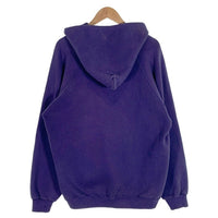80-90's adidas アディダス トレフォイル刺繡ロゴ プルオーバースウェットパーカー ネイビー USA製 Size M 福生店