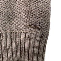 DIESEL ディーゼル アクリル ウール クルーネックニットセーター チャコール ブラック ホワイト Size M 福生店