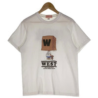 TENDERLOIN テンダーロイン sKetChboOok3 スケッチブック WEST ウエスト T-SHIRT プリントTシャツ ホワイト Size M 福生店
