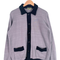 Dry Bones ドライボーンズ スウェット カーディガン グレー ブラック Size L 福生店