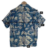 SUN SURF サンサーフ ガーゼコットン アロハシャツ ブルー SS37217 Size M 福生店