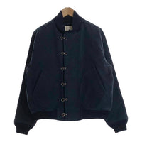 HOUSTON ヒューストン U.S. NAVY 米海軍 DECK HOOK JACKET NAVY DEPARTMENT N-1 デッキジャケット フロントフック ネイビー SX65913 Size 38 福生店