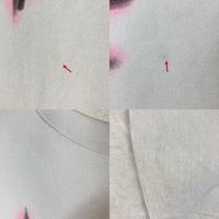 STUSSY ステューシー 8 BALL CREW Tシャツ ホワイト sizeL※所々汚れあり 瑞穂店