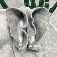 90's L.L.Bean エルエルビーン アーチロゴワッペン 前V スウェットトレーナー RUSSELLボディ USA製 グレー Size L 瑞穂店