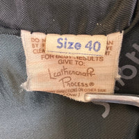 Schott ショット 152 USA製 ボアライナー付き シングル ライダースジャケット ブラック size40 瑞穂店