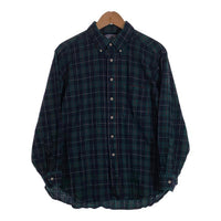 70-80's PENDLETON ペンドルトン SIR ボタンダウン ウールチェックシャツ グリーン USA製 Size XL 福生店