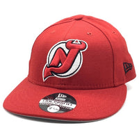90's New Era ニューエラ NHL ニュージャージー・デビルス 59FIFTY ベースボールキャップ レッド ウール USA製 Size 7 1/8 (56.8cm) 福生店