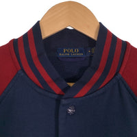 POLO RALPH LAUREN ポロラルフローレン スウェットジャケット スタジャン スナップボタン Size M 福生店