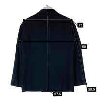 MARGARET HOWELL マーガレットハウエル FOX BROTHERS 579-6220012 ダブル ジャケット ネイビー sizeS 瑞穂店