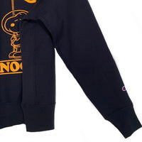 Champion チャンピオン SNOOPY スヌーピープリント リバースウィーブ クルーネックスウェットトレーナー ネイビー C5-A008 Size L 福生店